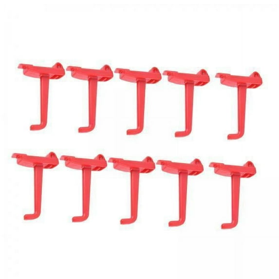 figatia 2x10 Pieces Pegboard Hooks Rack Hanger for Tool Shed Crafts Room Toolboxes