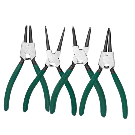 figatia 4 Pieces Snap Pliers Kit Retaining Removal Tool Internal External Removing Installing 7" Multifunctional Lock Tools