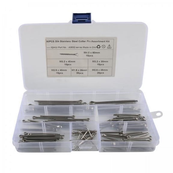 figatia 4xCotter Pin 6 Sizes Fit for Truck Automotive Power Equipment