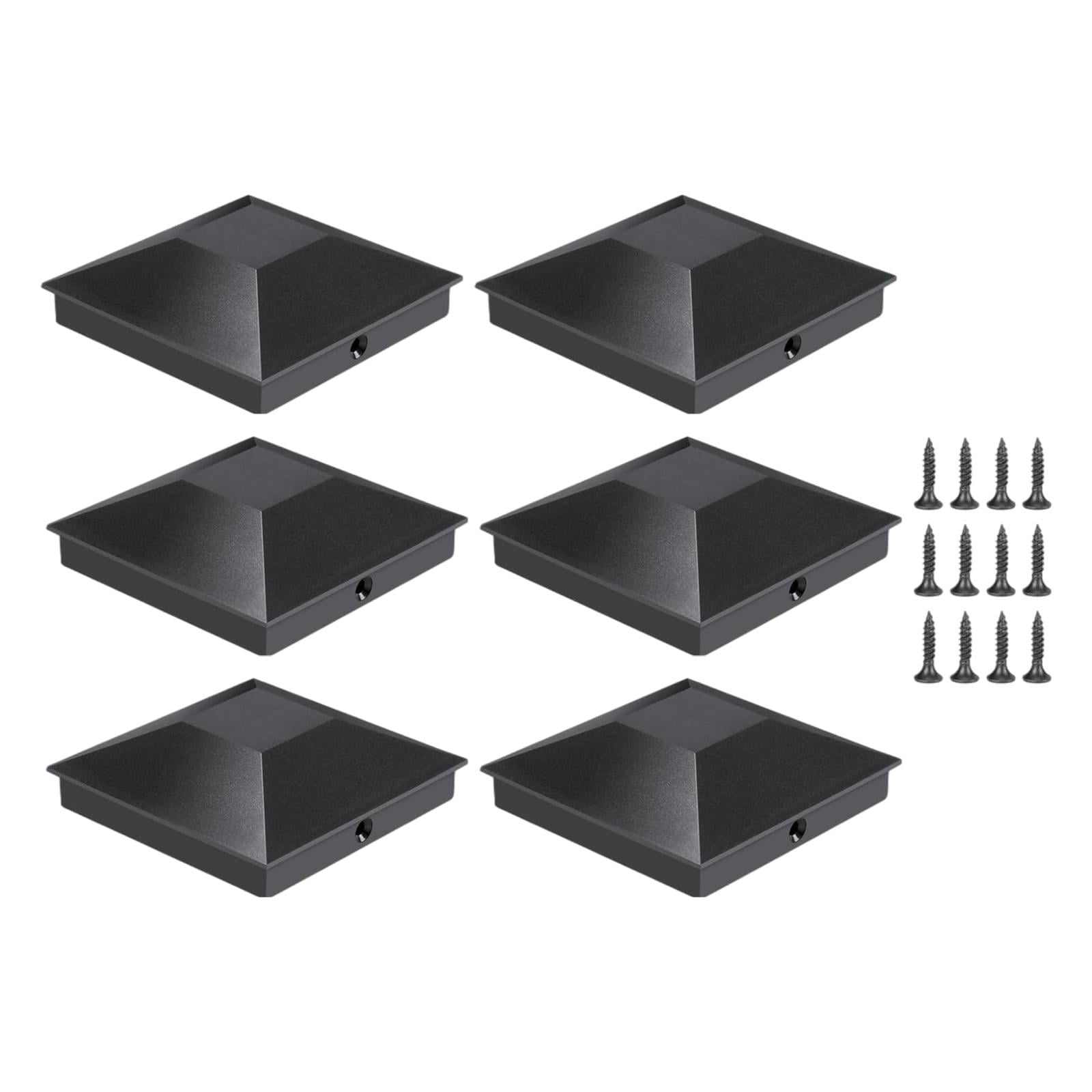 figatia 6Pcs Pyramid Post Caps Covers Posts Top Caps Replacement Decor ...