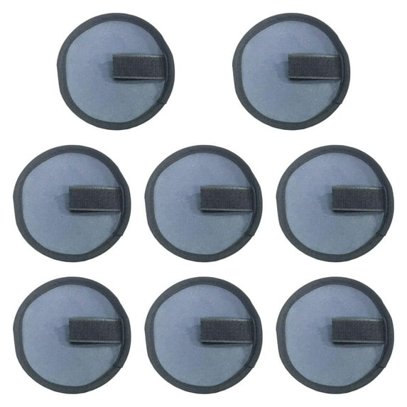 figatia 8 Pieces Lure Covers Lightweight Lure Guard Lure Hook Covers for Fishing Rod Dark Blue