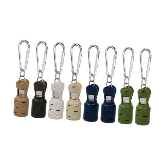 figatia 8Pcs Squid Clamp Hook Covers Practical Stable Wrap Hook Keepers 2cmx4.9cm