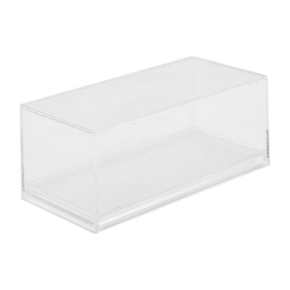 figatia Acrylic Display Case Storage for Collectibles Small Toys Mini Action Figures Clear Base