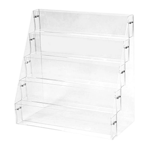 figatia Acrylic Display Versatile Cupcake Stand for Badges Mini Dolls Perfume 5 Tier