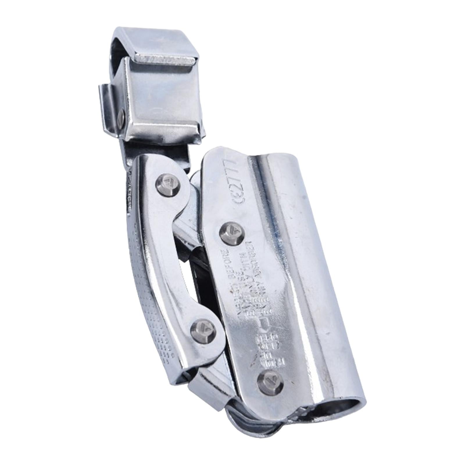 figatia Alloy Steel Strong Bearing Arrest Rope Grab, Climbing Rope Grab for Aerial Work, Rappelling Gear Equipment Mountaineering Swivel Hook