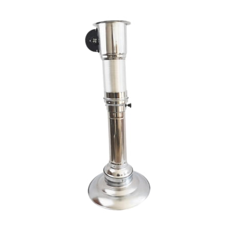 figatia Barbecue Telescopic Smoke Vent, Pipe Chimney, Practical Straight Exhaust Telescopic Exhaust Pipe for Roast Meat Shop 30cm Hood