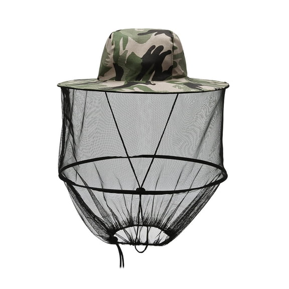 figatia Beekeeper Hat with Mesh Bucket Hat Portable Lightweight Fishing Hat Fisherman Hat for Hiking Backpacking Camping Gardening C