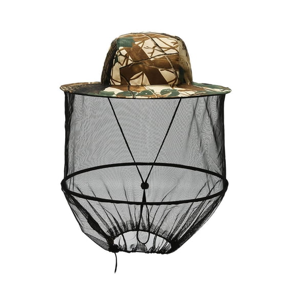 figatia Beekeeper Hat with Mesh Bucket Hat Portable Lightweight Fishing Hat Fisherman Hat for Hiking Backpacking Camping Gardening E
