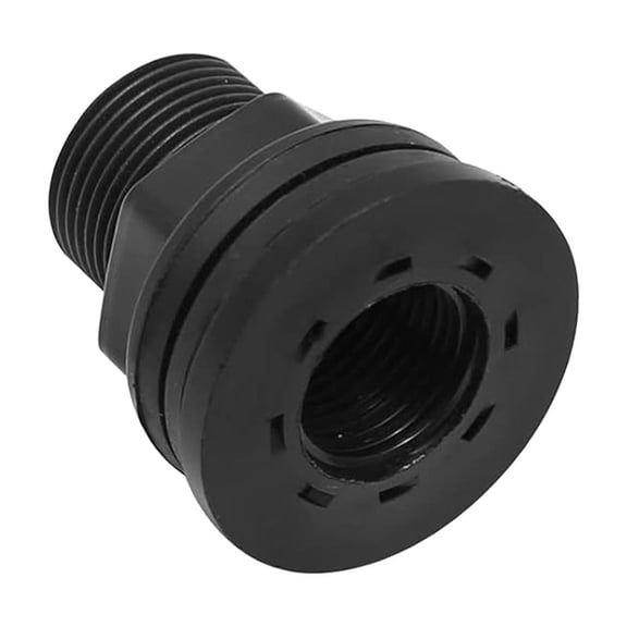 figatia Bulkhead Fitting Adapter Water Tank Connector Garden Bulkhead Spigot Kits Reusable Professional Stable for Water Tanks Garden