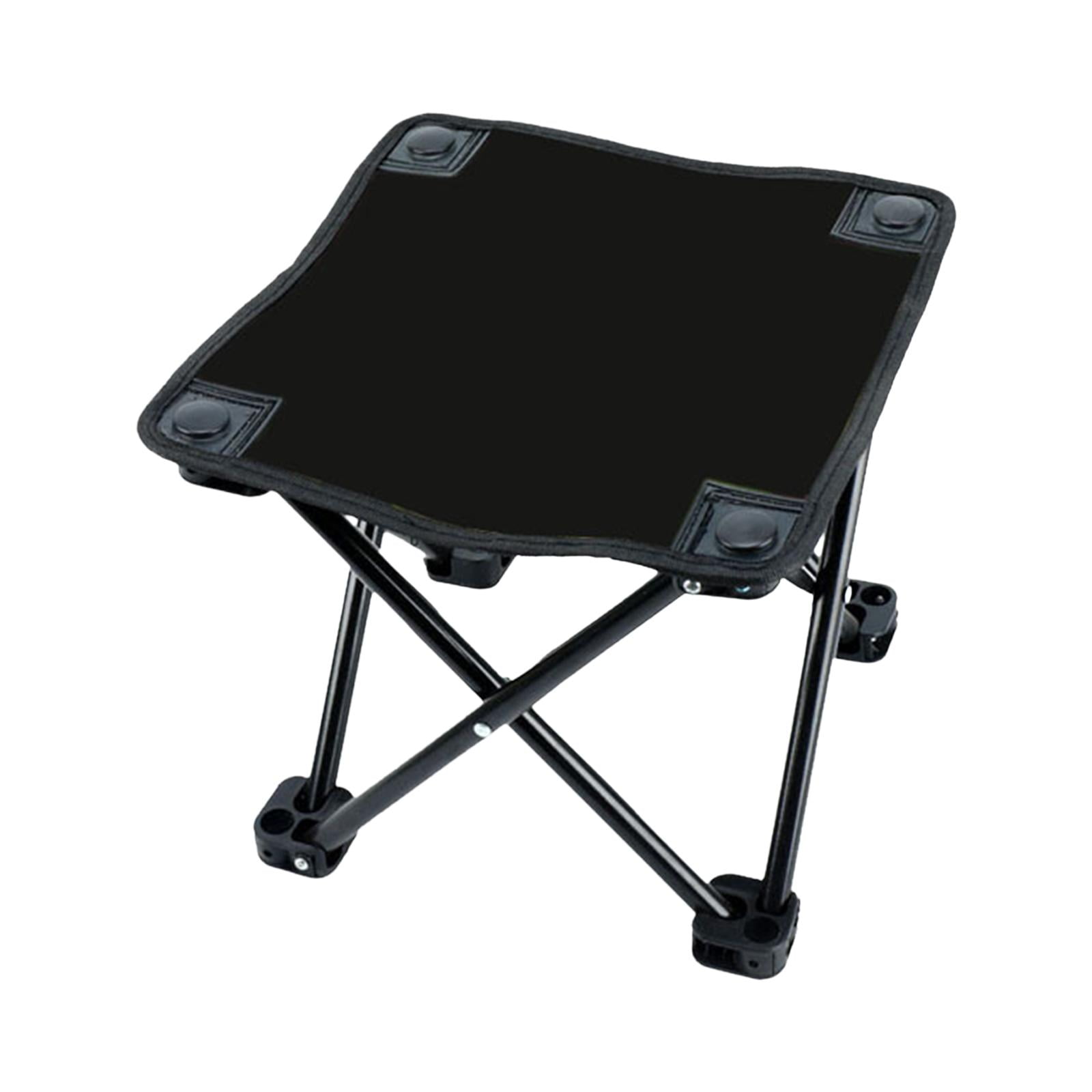 figatia Camping Folding Stool, Saddle Chair Footrest under Desk