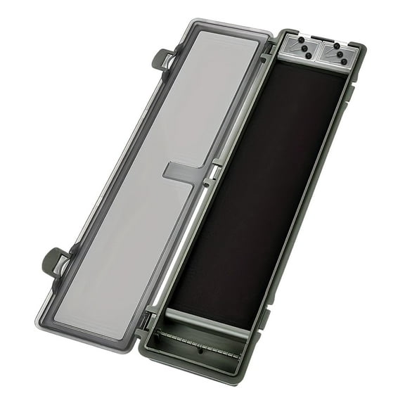 figatia Carp Fishing Hook Storage Box Fishing Tackle Container Convenient Use Portable Rig Board for Carp Fishing Accessories Anglers