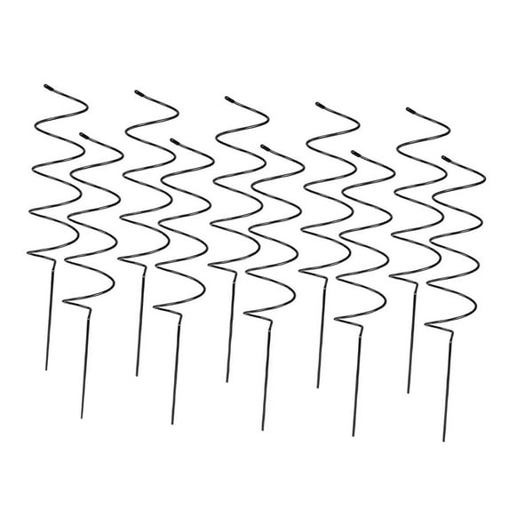 figatia Climbing Plant Stakes, Tools Reusable, Decorative Garden Trellis, Plant Support Towers for Park Fruits,Indoor Vegetables,Yard Spiral 10pcs