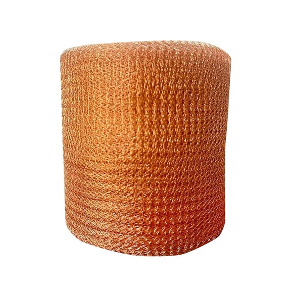 figatia Copper Mesh Copper Mesh Screen Easily Cut Hole Portable,Sturdy Woven Mesh Screen Mesh Roll for Distilling Gardening , 127mmx30m