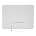 thumbnail image 1 of figatia Desktop Partition Board Desk Divider Versatile for Home Study Test Workplace White Metal Stand, 1 of 8