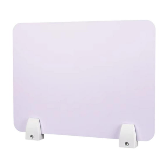 figatia Desktop Partition Board Multipurpose Desk Divider White Practical Table for Call Center Teacher Study Test 40x40cm