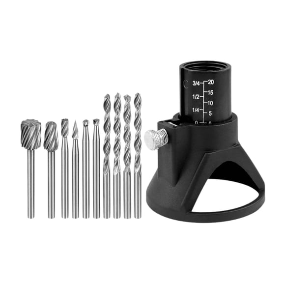 figatia Drill Carving Rotary Location Tool Carving Location Tool Sturdy High Performance Cutting Guide Attachment Kit for Door