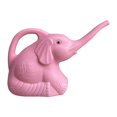 thumbnail image 1 of figatia Elephant Shaped Watering Can ,Plant Waterer ,Small ,Cute Cartoon Lightweight Watering Pot 2L for Garden Flower Indoor Outdoor Pink, 1 of 8