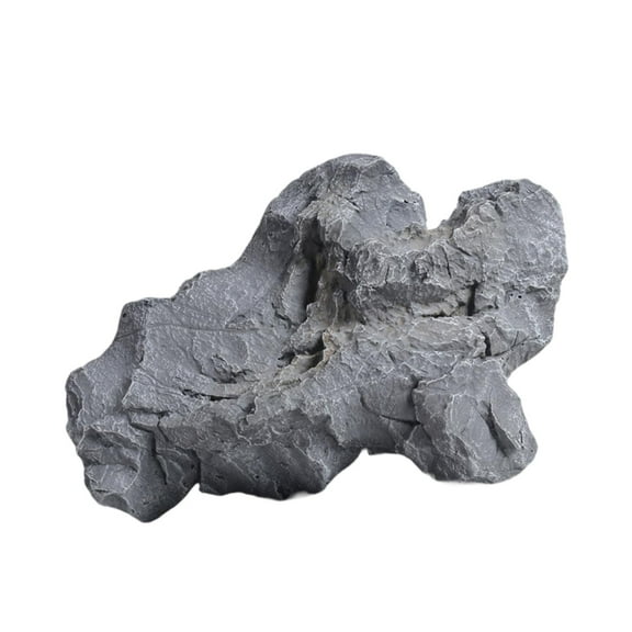 figatia Fake Rock Realistic Pump Cover Foam Crafts Background Props Landscape Rock Natural Texture for Porch Balcony Garden Lawn Yard 29x10x22cm