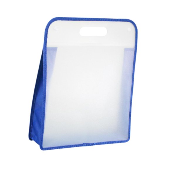 figatia File Portfolio Bag Clear Document Holder Waterproof File Organizer Portable for School Classroom Office Projects