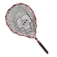 thumbnail image 1 of figatia Fishing Landing Net Extendable EVA Handle Fishing Net for Bass Prawns Salmon Red, 1 of 8