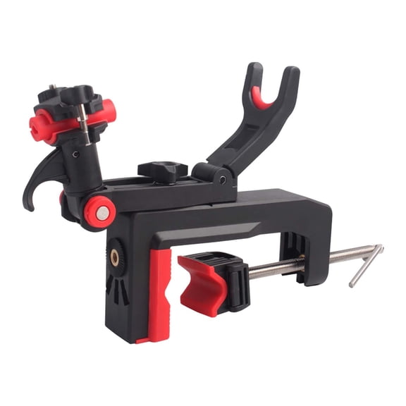 figatia Fishing Pole Stand Rack Boat Fishing Rod Holder Rack Swivel Opening 5-128mm Fishing Rod Holder Boat Fishing Bracket for Yacht Shape B