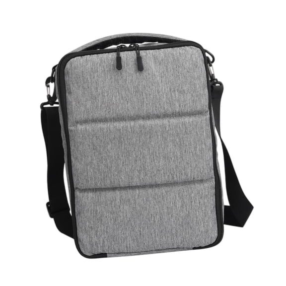 figatia Fishing Reel Bag Crossbody Shoulder Bag Nylon Cloth Practical Water Resistant Shockproof Drum Reels Organizer Case Gray