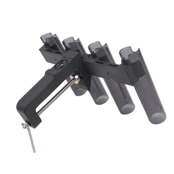 figatia Fishing Rod Holder 4 Fishing Pole Holder 4 Link Tube Holder 4 Rod Rack Fishing Rod Pole Support for Yacht Camper RV Equipment