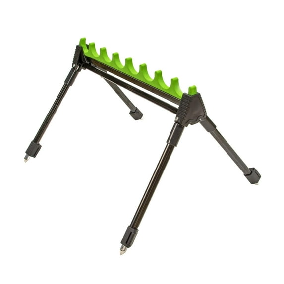 figatia Fishing Rod Holder Fishing Tripod Holder Telescopic Easy to Install Support Fishing Pole Storage Rack for Cars Wagons Vehicle 8holes 45x40x31cm