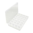 thumbnail image 1 of figatia Fishing Tackle Box Organizer Fly Fishing Box 28 Compartment, Practical, Fly Tying Beads Container Clear Fly Tying Storage Box, 1 of 8