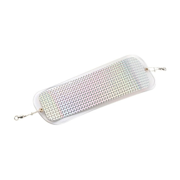 figatia Flasher Equipment Portable Gift Versatile for Trolling Salmon Underwater Trolling Fishing Flasher for Angler Men Clear