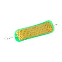 figatia Flasher Equipment Portable Gift Versatile for Trolling Salmon Underwater Trolling Fishing Flasher for Angler Men Green