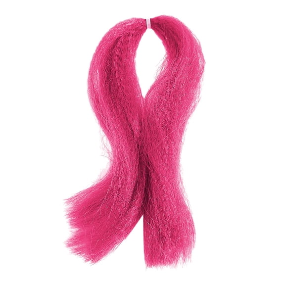 figatia Fly Fishing Cord Fly Tying Lure Making Streamer Tail DIY Fly Tying Thread Fiber Silk for Grass Carp Striped Bass Salmon Trout Rose Red