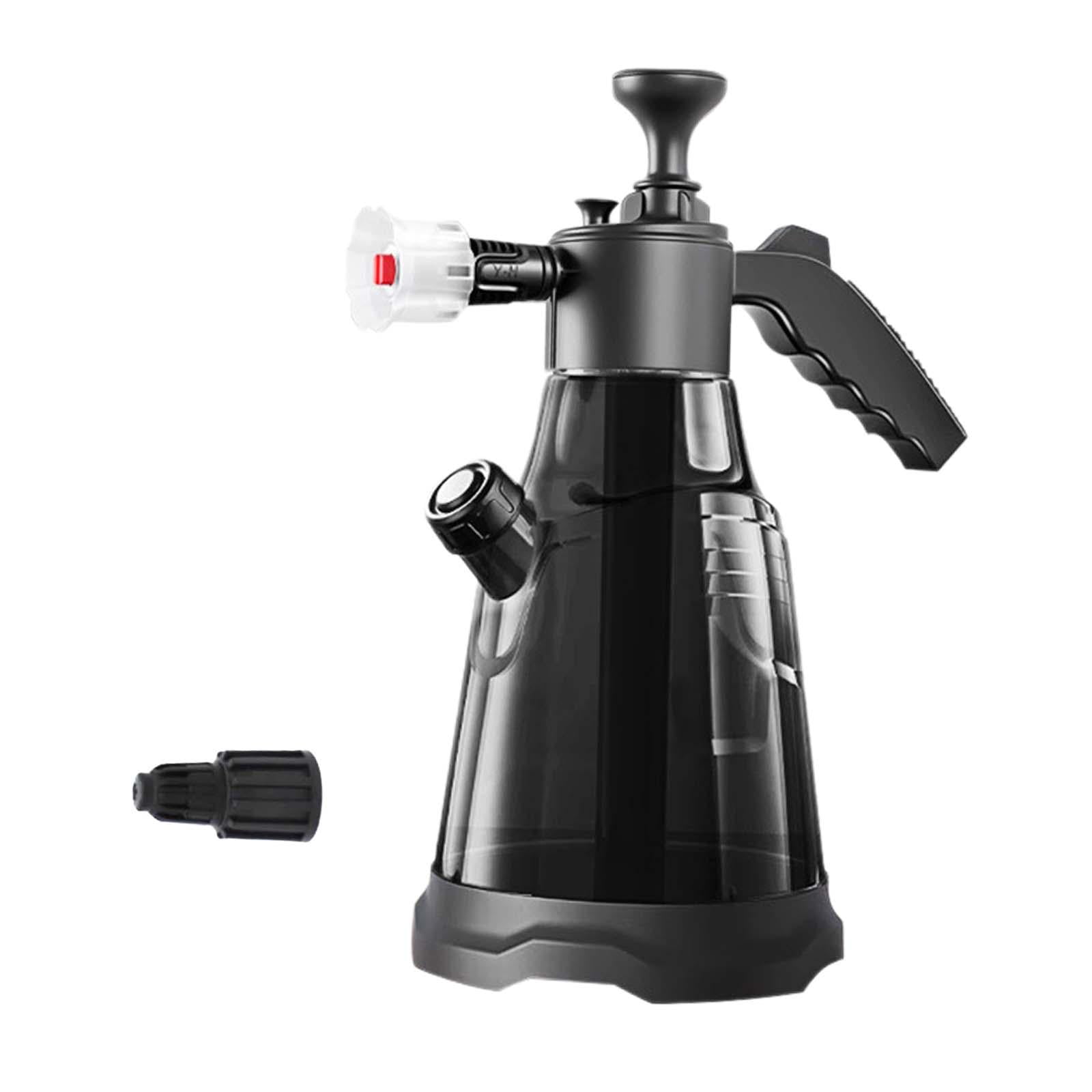 figatia Foam Sprayer,Hand Pressurized Soap Sprayer Pressure Sprayer with 2 Nozzles Water Sprayer for Lawn, Cleaning, Home, Car, Wash With White Cover