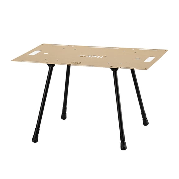 figatia Folding Table Adjustable Height Multipurpose Stable Outdoor Table Picnic Coffee Table Furniture for Backpacking Hiking Garden Khaki