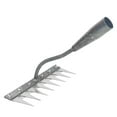 thumbnail image 1 of figatia Garden Rake Lawn Loosening Practical Sturdy Versatile Heavy Duty Hand Tool for Gardening Outdoor Homeowners Yard Cultivating 8, 1 of 8