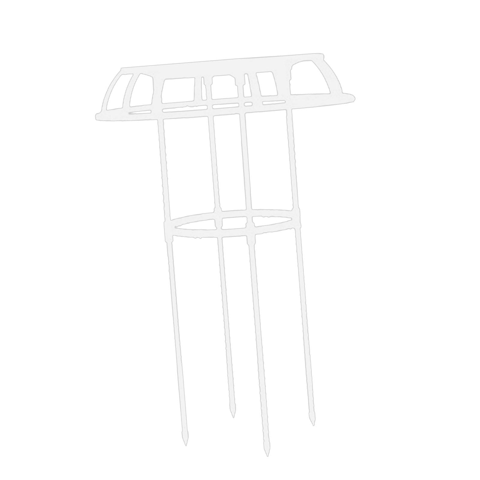 figatia Garden Trellis Plant Support Trellis Decorative Sturdy Tomato Cage,Metal Plant Trellis for Flowers Vines Cucumbers Vegetables 75x50cm