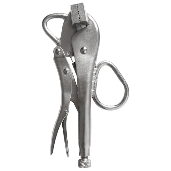 figatia General Purpose Sheet Metal Clamp with Locking Function, , Flat, Extra Wide Duckbill Clamps, Steel Vice for Sheet Metal Tools