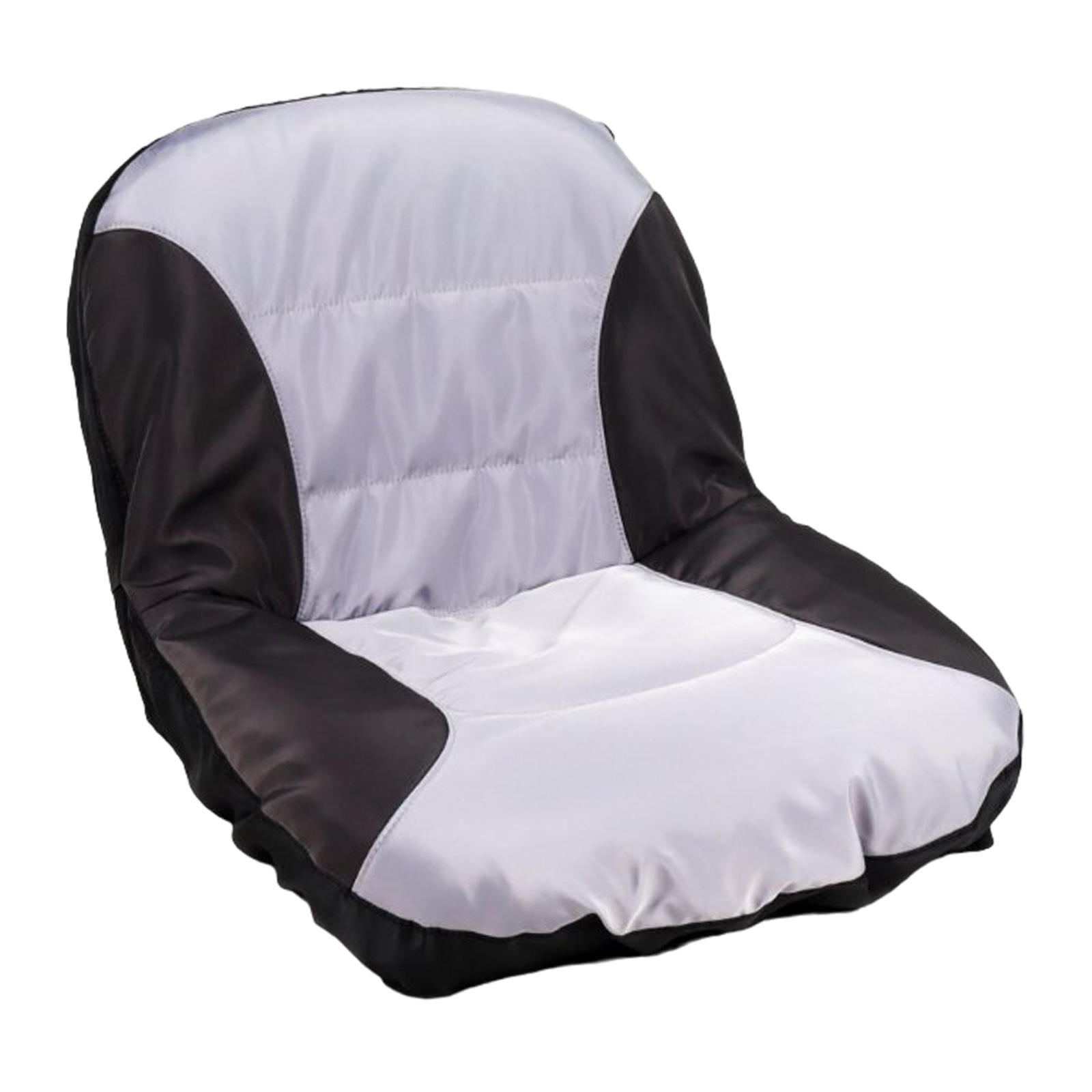 figatia Grass Mower Tractor Seat Cover Waterproof Dustproof Wear Resistant Universal Accessories Anti Slip with Pockets 600D Polyester