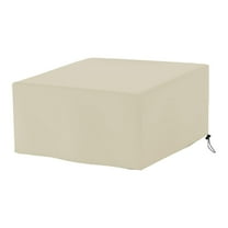 figatia Grill Cover BBQ Grill Cover Tear Resistant Heavy Duty Multipurpose Waterproof Windproof Dustproof Protect 18 inch for Outdoor Beige