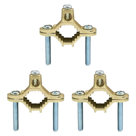 figatia Ground Clamp 1/2" to 1" High Performance Conduit Fitting Grounding Connector 3pcs