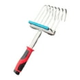 thumbnail image 1 of figatia Hand Rake Small Tool Cultivating Small Handheld Versatile Digging Soil Tiller for Lawn Backyard Yard Work Seaside, 1 of 8