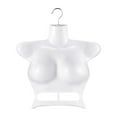 thumbnail image 1 of figatia Hanging Mannequin Torso Female Body Manikin Mannequin Hanger Upper Torso Dress Form for Garment Vendors Commercial Malls Shop White, 1 of 8