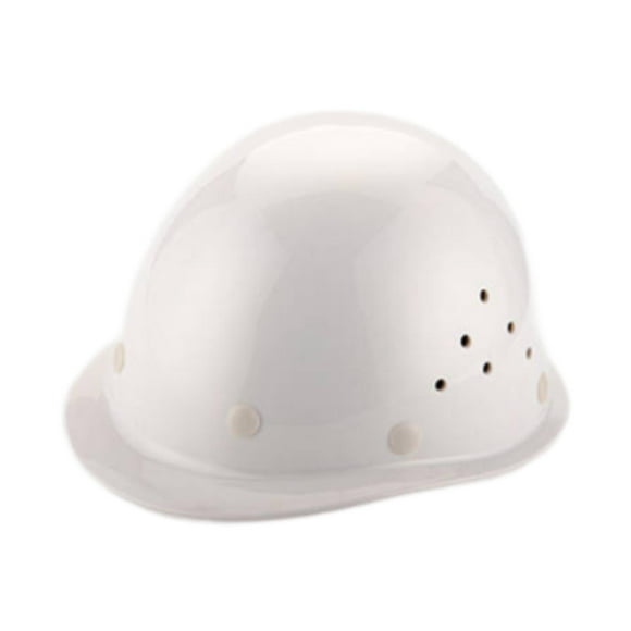 figatia Hard Hat Protective Cap High Strength Sweatband Sturdy Construction Hard Hat White