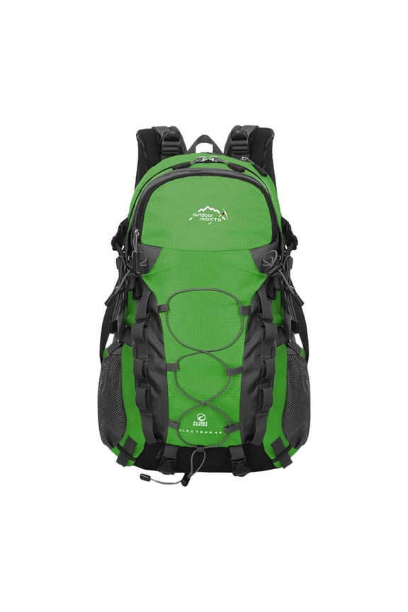 Hiking Rucksack, Outdoor Daypacks, Waterproof 40L Mountaineering Backpack, Rock Climbing Backpack for Cycling, Hiking, Biking Green