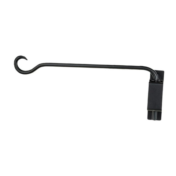 figatia Hook Frame Wrought Iron Plant Hanger Rotatable Practical Swivel Plant Hanger Outdoor Hanging Basket Bracket for Gardens Decks