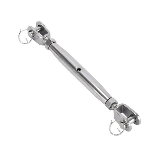 figatia Jaw and Jaw Turnbuckle Shade Sail Hardware Stainless Steel Outdoor Turnbuckle Turnbuckle Rigging Screw for Rope Cable Tension ,