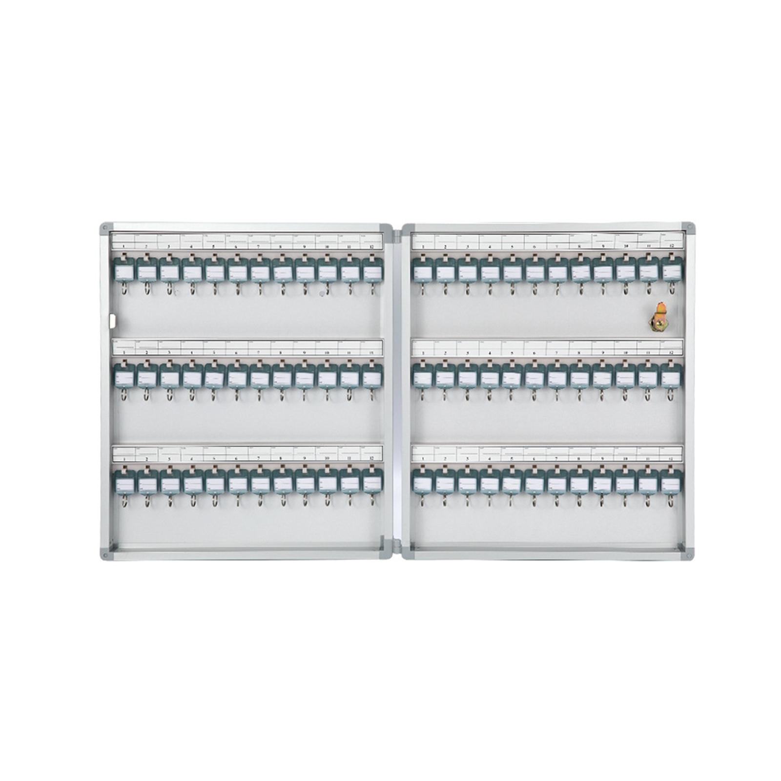 figatia Key Lock Box Key Cabinet Security Wall Mounted Key Organizer Key for Garage Rental Managements Complexes 378x60x435mm