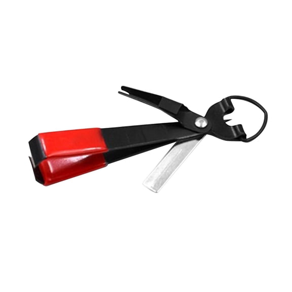 figatia Knot Tying Tool Gear Supplies Parts Line Cutter Retractor Hook for Beginners Saltwater Fathers Day Gift Outdoor Sports Red