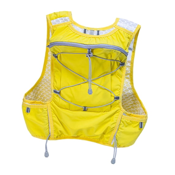 figatia Lightweight Backpack Water Pack Sport Bag Adjustable Reflective Daypack Rucksack for Cycling Climbing Trail Biking yellow