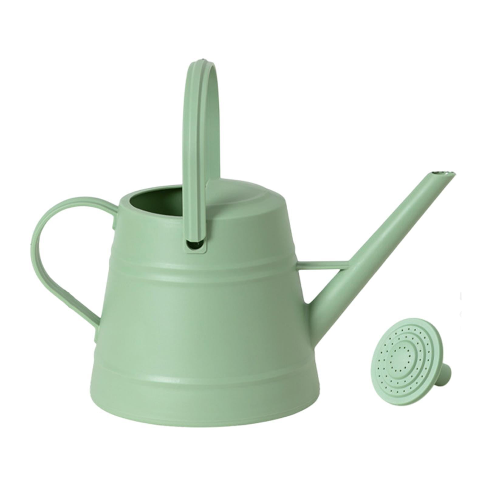 figatia Long Spout Water Can Flower Watering Can Enlarged Water Inject Port Gardening Tool Plant Watering Device for Household Garden Green